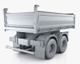 Meiller-Kipper D316 Tipper Centre-axle Trailer 2012 3D модель