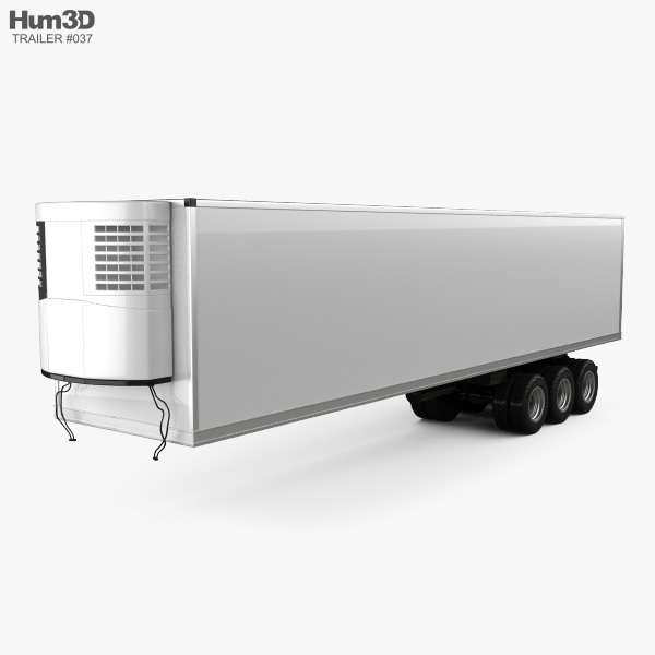 Generic Refrigerator Semi Trailer 2006 3D model