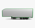 Don-Bur Two-Tier Lifting Deck Semirreboque 2020 Modelo 3d vista lateral