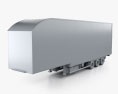 Don-Bur Two-Tier Lifting Deck Semi Trailer 2020 3d model clay render