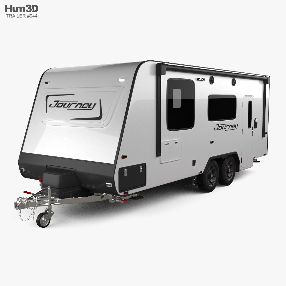 Jayco Journey Caravan Car Trailer 2024 3D 모델 