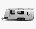 Jayco Journey Caravan Car Trailer 2024 3D 모델  side view