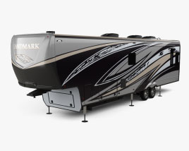 Landmark 365 Caravan Car Trailer 2021 3D model