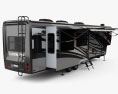 Landmark 365 Caravan Car Trailer 2024 3d model