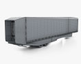 International SuperTruckII Semi Trailer 2024 3D модель