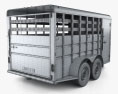 Generic Horse Car Trailer 2024 3D模型