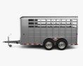 Generic Horse Car Trailer 2024 3Dモデル side view