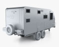 Lotus Caravans Off Grid Car Trailer 2023 3d model