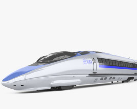 500 Series Shinkansen Treno ad alta velocità Modello 3D