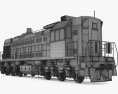 BMZ TEM18V Diesel Locomotive 3d model
