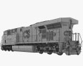 CSX ES40DC Lokomotive 3D-Modell