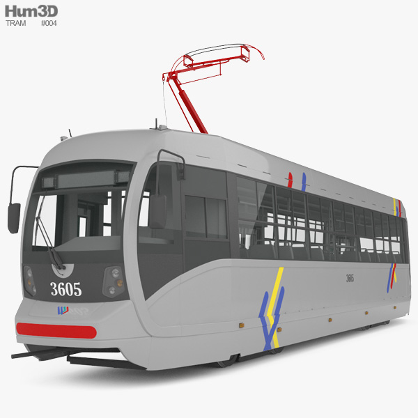 LM-68M Tram 3D model