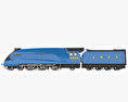 LNER Class A4 4468 Mallard 1938 증기 기관차 3D 모델 