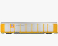 Railroad autorack wagon 3Dモデル