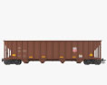 Railroad hopper wagon Modèle 3d