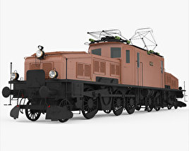 SBB Ce 6/8 San Gottardo 1920 Locomotive 3D model