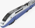 Високошвидкісний двоповерховий електропоїзд SNCF TGV 2N2 3D модель