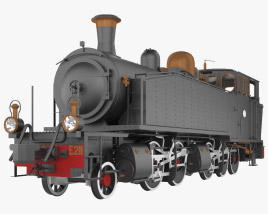 Train des Pignes CP E211 Locomotive 3D模型