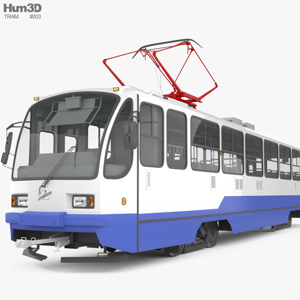 Uraltransmash 71-403 Tranvía Modelo 3D