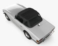 Triumph TR6 1969 3D模型 顶视图