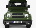 UAZ Hunter (315195) 2014 3Dモデル front view