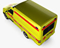 UAZ Profi Ambulancia 2019 Modelo 3D vista superior