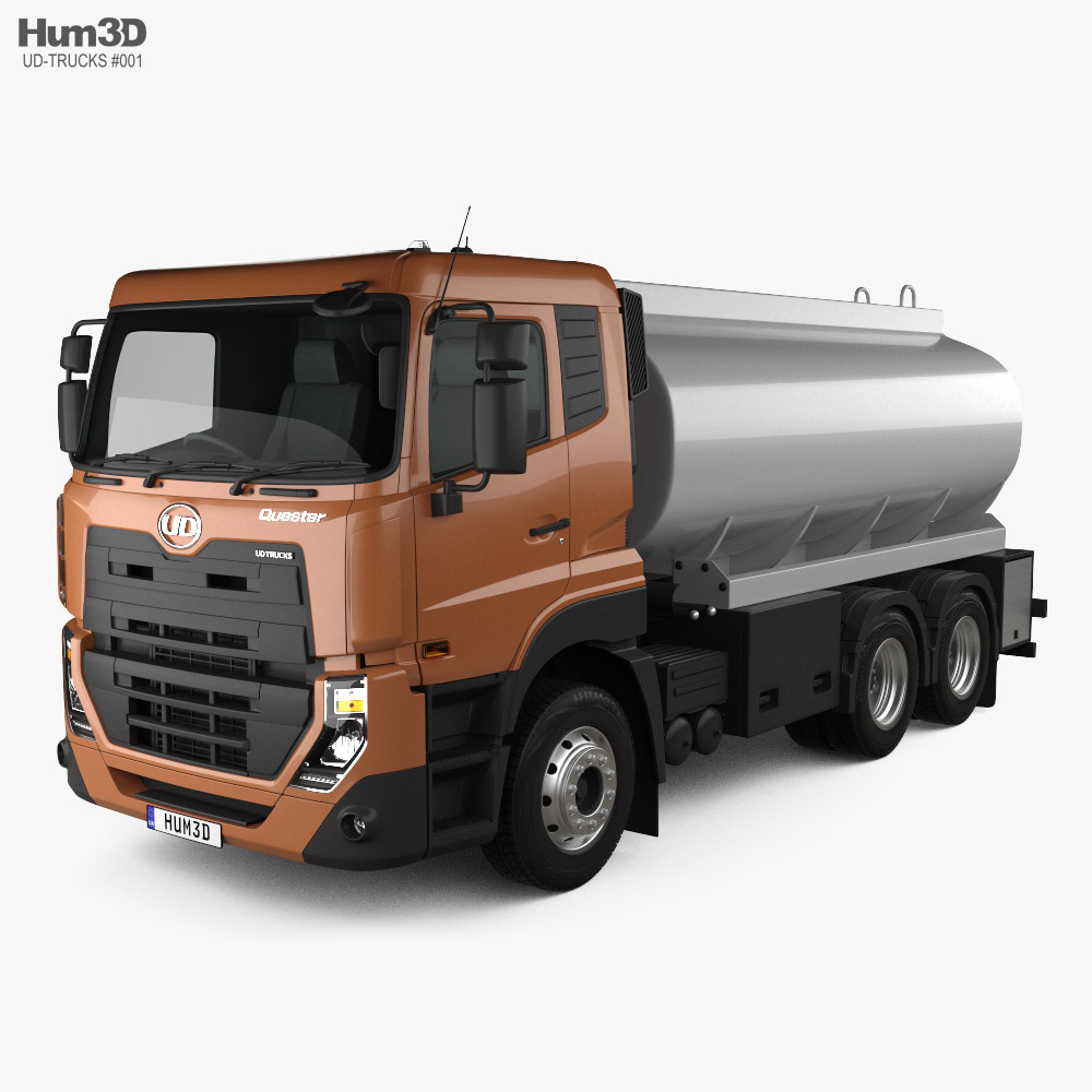 UD-Trucks Quester Tanker Truck 2016 3D model