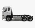 UD-Trucks Quon GW Tractor Truck 3-axle 2013 3d model side view