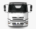 UD-Trucks Quon GW Tractor Truck 3-axle 2013 3d model front view