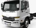 UD Trucks UD1800 Chasis de Camión 2015 Modelo 3D