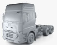 UD Trucks Quester 트랙터 트럭 2016 3D 모델  clay render