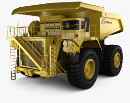 3D model of Unit Rig MT5300D AC Dump Truck 2017