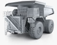 Unit Rig MT5300D AC ダンプトラック 2017 3Dモデル clay render