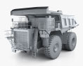 Unit Rig MT4400AC Dump Truck 2017 3d model clay render