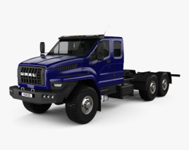 3D model of Ural Next Chassis Truck 2018