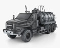 Ural Next Tanker Truck 2018 3d model wire render