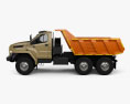 Ural Next Dumper Truck 2018 3d model side view