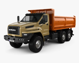 3D model of Ural Next Tipper Truck 2018
