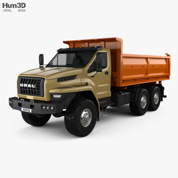 Ural Next Tipper Truck 2018 3D model