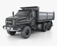 Ural Next Tipper Truck 2018 3d model wire render