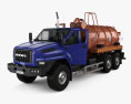 Ural Next Tanker Truck with HQ interior 2015 3D模型