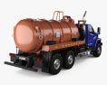 Ural Next Tanker Truck with HQ interior 2015 3Dモデル 後ろ姿