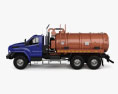 Ural Next Tanker Truck with HQ interior 2015 Modelo 3D vista lateral