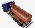 Ural Next Tanker Truck with HQ interior 2015 3d model top view