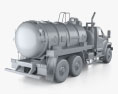 Ural Next Tanker Truck with HQ interior 2015 Modelo 3D