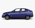 Lada Priora 21728 coupe 2014 3d model side view
