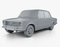 VAZ Lada 2101 2024 Modello 3D clay render