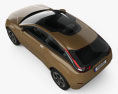 Lada XRAY 2015 概念 3Dモデル top view