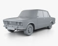 VAZ Lada 2103 2024 3Dモデル clay render