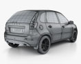 VAZ Lada Granta hatchback 2024 3d model